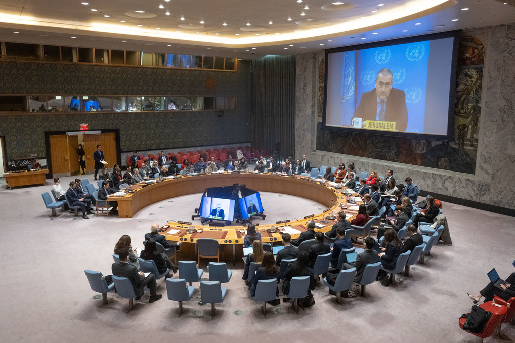 Заседание Совета Безопасности ООН по Ближнему Востоку. 